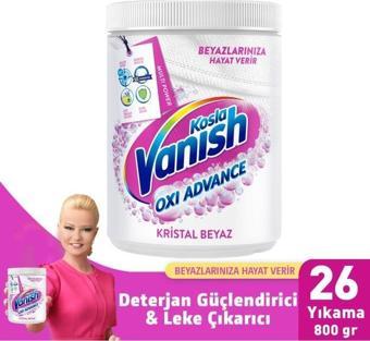 Vanish Kosla Multipower Leke Çıkarıcı ve Deterjan Güçlendirici Toz 800 gr Beyazlar İçin