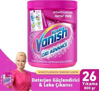 Vanish Kosla Multipower Leke Çıkarıcı ve Deterjan Güçlendirici Toz 800 gr Renkliler İçin