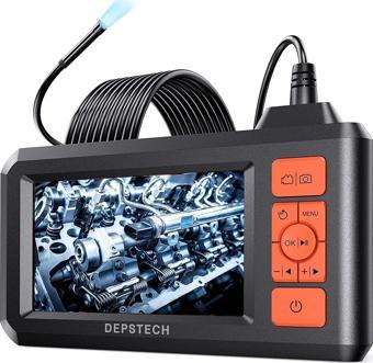 DEPSTECH Endüstriyel Endoskop, 5.5mm 1080P HD Turuncu - 5m