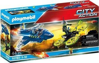 Playmobil Drone ile Polis Jeti 70780