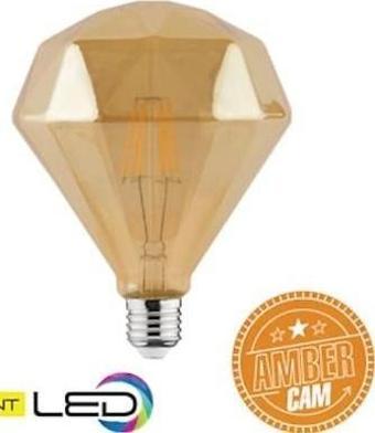 Horoz Dıamond-6 Rustıc  Led Ampul 6W 2200K Flament