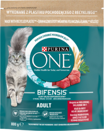 Purina One Sığır Etli Yetişkin Kedi Maması 800gr