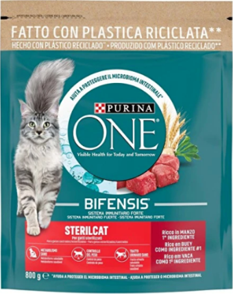 Purina One Sığır Etli Kısırlaştırılmış Kedi Maması 800gr