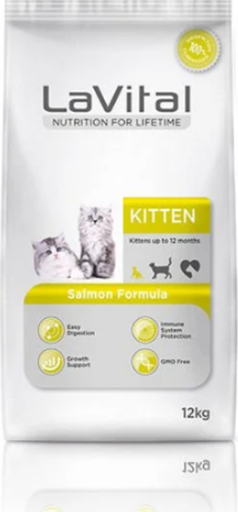 LaVital Somonlu Yavru Kedi Maması 12 kg