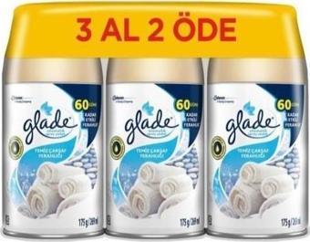 Glade Otomatik Sprey Yedek Temiz Çarşaf Ferahlığı 269 Ml 3 Adet