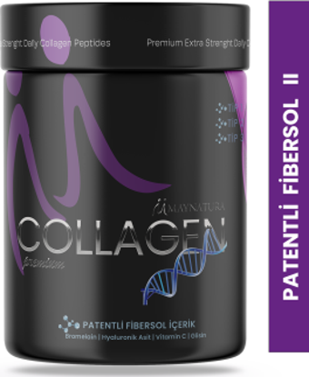 Maynatura Fibersol ve Çift Hidrolize Kolajen Peptitler Içeren  Takviyesi 480  gr