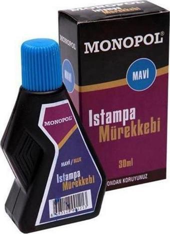 Monopol Istampa Mürekkebi 30 ML Mavi