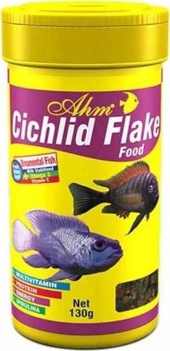 Ahm Cichlid Flake Food 1000 Ml  