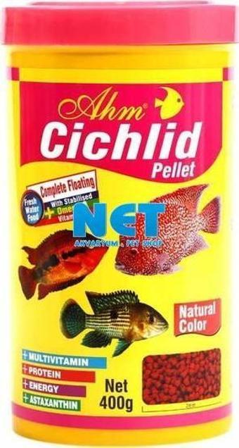 Ahm Cichlid Pellet Natural Colour 1000 ml. 