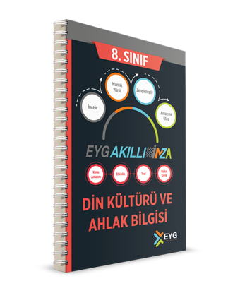 Eyg Yayınları 8. Sınıf Din Kültürü ve Ahlak Bilgisi Akıllı İmza Defteri - Eyg Yayınları