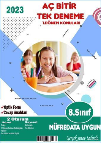 Tek Deneme Aç Bitir 8. Sınıf 1. Dönem Konuları - Hepsikitap Yayınları