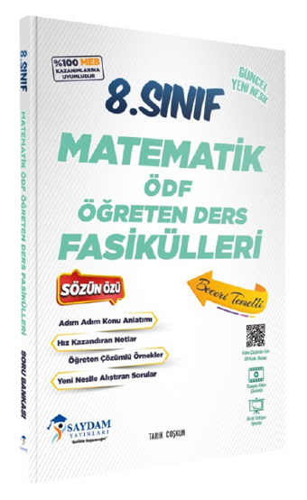 Saydam Yayınları 8. Sınıf Matematik Ödf - Saydam Yayınları