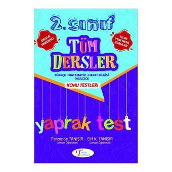 Tanışır Yayınları 2. Sınıf Tüm Dersler Yaprak Test - Tanışır Yayınları