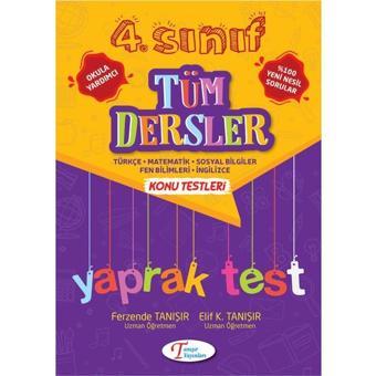 Tanışır Yayınları 4. Sınıf Tüm Dersler Yaprak Test - Tanışır Yayınları