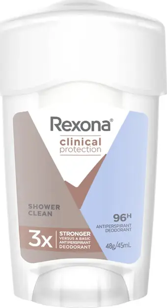 Rexona Clinical Protection Shower Clean Stick Deodorant 45 Ml