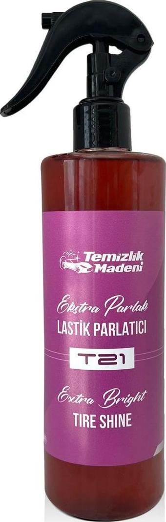 Temizlik Madeni Ekstra Parlak Lastik Parlatıcı T21 - 400 ml