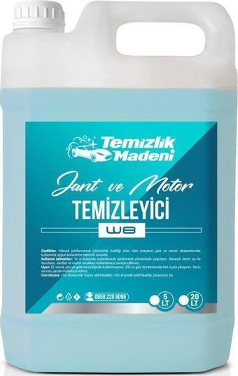 Temizlik Madeni Jant Ve Motor Temizleyici W8 5 Lt