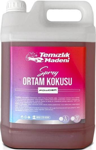 Temizlik Madeni Sprey Ortam Kokusu - Pudra (Powder) 5LT