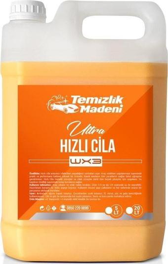 Temizlik Madeni Ultra Hızlı Cila Wx3 - 5 Lt