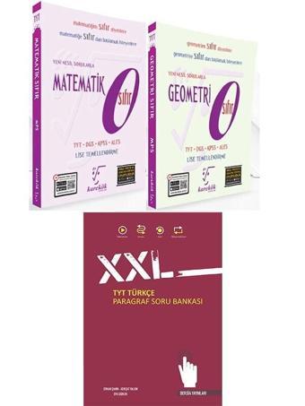 Dersia XXL TYT Paragraf Soru ve Karekök Matematik Geometri Sıfır Seti - Dersia Yayınları
