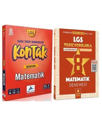 Paraf 8. Sınıf LGS Matematik Kontak Deneme ve Yıldız Sorularla LGS Matematik 8 Deneme - PRF Paraf Yayınları