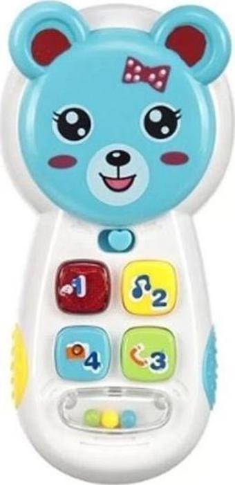 Zeytoys ZEY2023 Müzikli Telefon,Oyuncak Müzikli Işıklı Aynalı Telefon