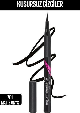 Maybelline New York Siyah Eyeliner - Hyper Precise All Day Eyeliner Matte Black