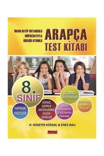 Mektep Yayınları 8. Sınıf Arapça Test Kitabı - Mektep