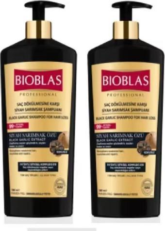 Bioblas Siyah-kara Sarımsak Şampuanı 1000 ml 2 Adet