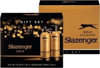 Slazenger Active Sport  Gold Edt 125ml + 150ml Deodorant Set