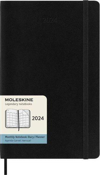 Moleskine 12M Monthly Lg Blk Soft