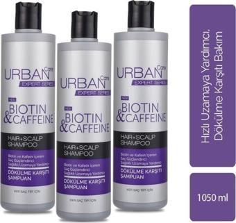 Urban Care Expert Biotin & Caffeine Şampuan 350 ml 3 Adet