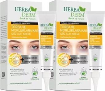 Herbaderm Torba ve Morluklara Karşı Göz Altı Kremi 15ml+15ml 2 Adt