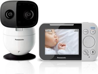 Panasonic Bebek Monitörü Kameralı ve Sesli - KX-HN4001W Siyah/Beyaz