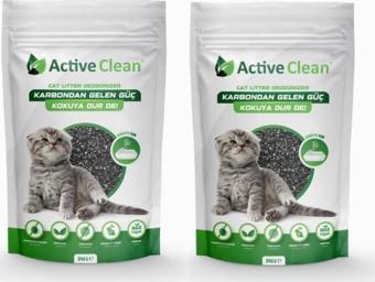 Active Clean Kedi Kumu Koku Giderici 240 Gram 2'li Set