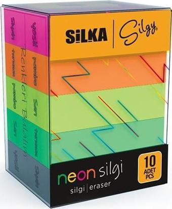 Silka Silgi Corner Neon 5 Renk 10'Lu Art-14