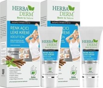 Herbaderm Vücut Için Renk Açıcı Leke Kremi 60 ml 2 adet