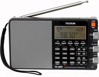 Tecsun PL880 Taşınabilir Dijital PLL Çift Dönüşümlü AM/FM