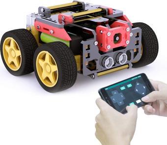 Adeept 4WD Akıllı Robot Kiti - Raspberry Pi ile Uyumlu