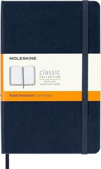 Moleskine Notebook Med Rul Sapphıre Blue Hard