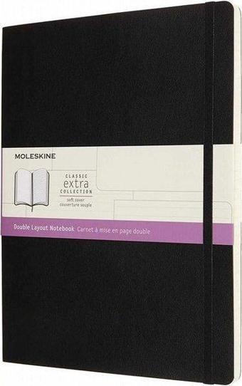 Moleskine Notebook Xl Rul-Pla Black Soft