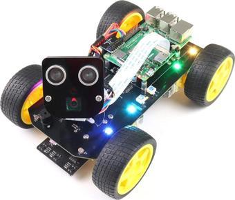FREENOVE 4WD Akıllı Araç Kiti - Raspberry Pi Robot İçin
