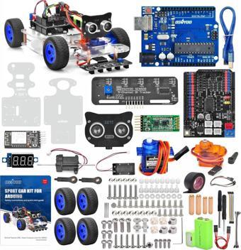 OSOYOO Robot Rc Akıllı Araba DIY Kiti İnşa Edilecek