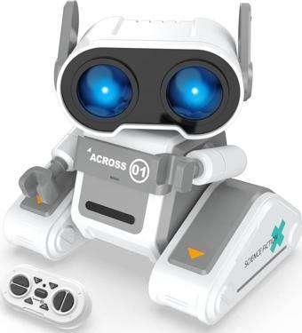 STEMTRON RC Şarj Edilebilir Uzaktan Kumandalı Robot Oyuncak - Beyaz