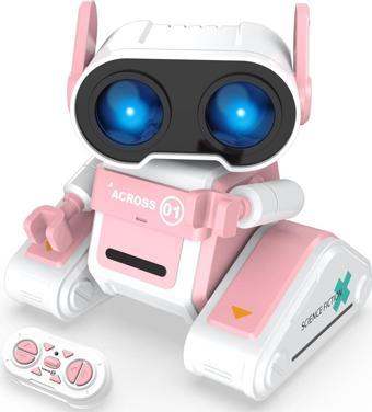 STEMTRON RC Şarj Edilebilir Uzaktan Kumandalı Robot Oyuncak - Pembe