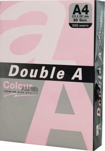 Double A Renkli Fotokopi Kağıdı  500 LÜ A4 80 GR Pastel Pembe