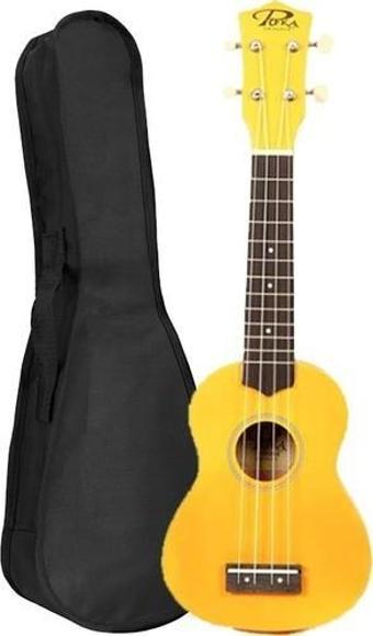 PUKA UK-21YW SOPRANO UKULELE SARI KILIF HEDİYE