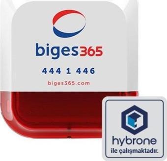 Biges BGS365-WOSR-XL IoT Kablosuz Dış Ortam Siren Hybrone ile çalışır