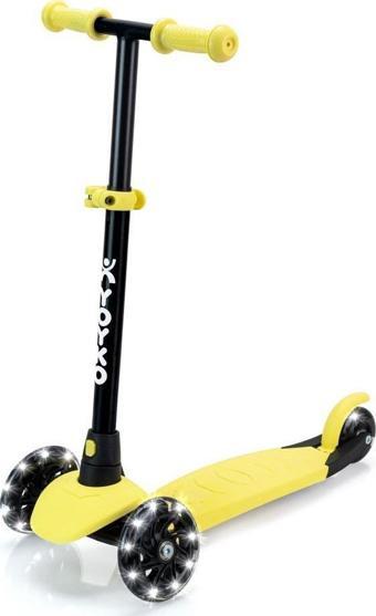 Yoyko Elite 3 Tekerlekli Işıklı Scooter Sarı,Işıklı Çocuk Scooter