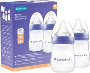 LANSINOH NATWAVE 2 LI BIBERON 2X160 ML